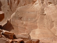 Pictographs in Coyote Gulch